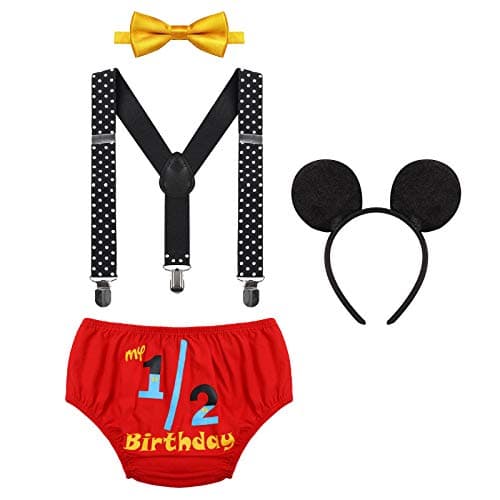 Baby Boys Birthday Cake Smash Outfit Set