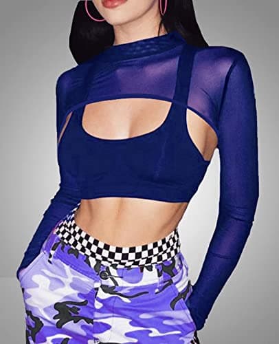 Avidlove Mesh Crop Tops for Women