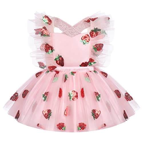 Colorful Polka Dots Romper Tutu Dress for Baby Girls 1st Birthday Party