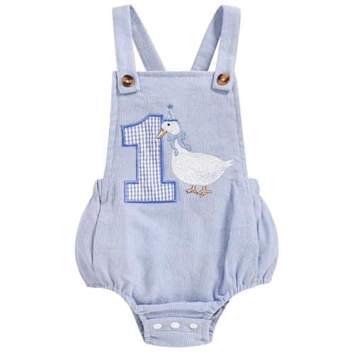 Sinhoon Baby Boys' & Girls' 1st Birthday Romper