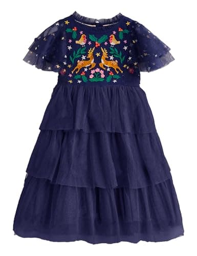 Minitaylor Girls' Casual Sleeveless Dresses Back Cutout Elastic Waist Pattern
