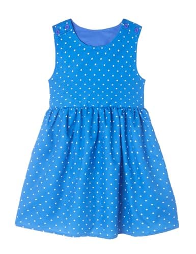 Minitaylor Girls' Casual Sleeveless Dresses Back Cutout Elastic Waist Pattern