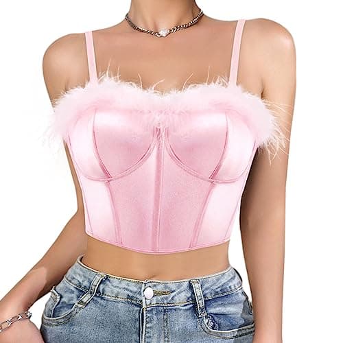 Reflective Crop Top for Women, Festival Rave Outfits and Girls Club Tank Vest