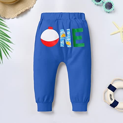 Baby Boy Fishing 1st Birthday Outfit