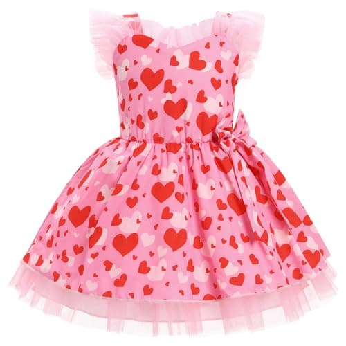 Toddler Girls Birthday Party Dress for Cake Smash with Cow and Strawberry Theme