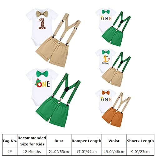 Wild One Birthday Outfit for Baby Boys