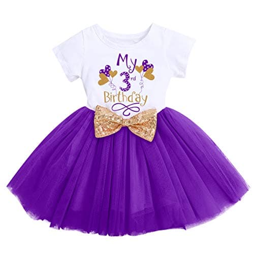 IBTOM CASTLE Baby Girls Newborn 1st/2nd Birthday Cake Smash Tutu Dress