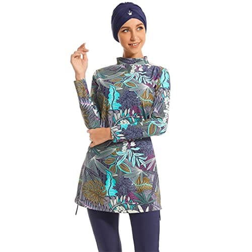 IMEKIS Women's Modest Muslim Burkini Swimwear