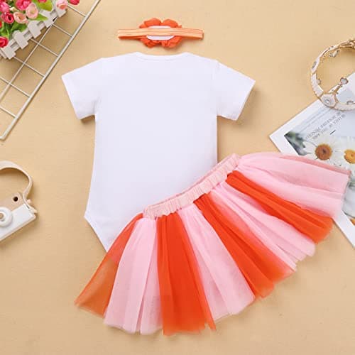 Baby Girls Space 1st Birthday Outfit - Romper + Tutu Skirt + Headband