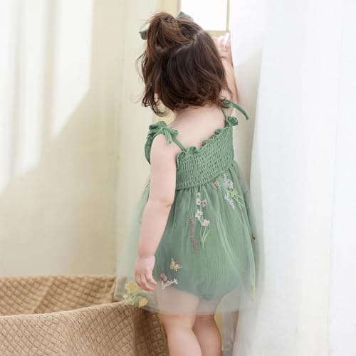 Durio Baby Girl 1st Birthday Tutu Romper with Headband Sleeveless