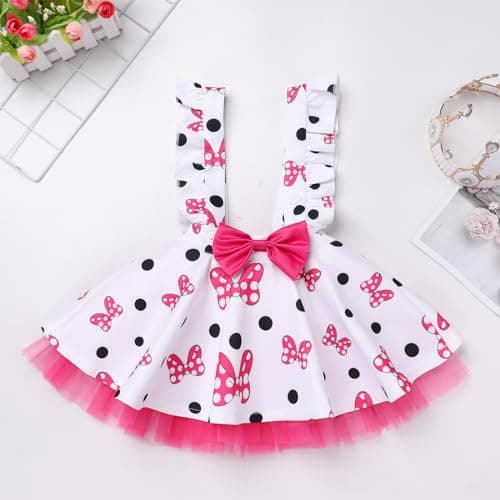Toddler Baby Girls Mouse Birthday Outfit