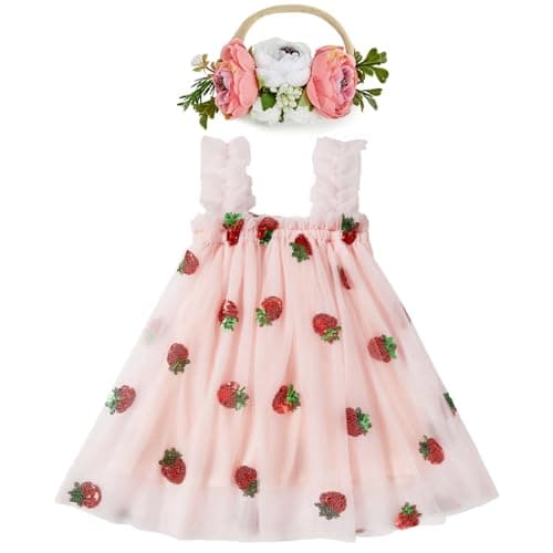 Century Star Baby Girl Easter & 1st Birthday Flower Dress