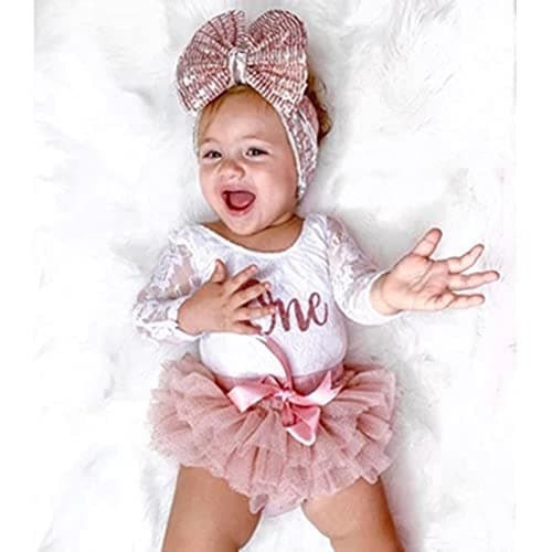 Baby Girl 1st Birthday Outfit Princess Tutu Dress