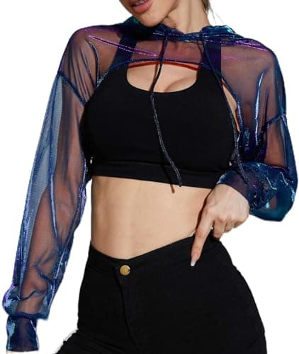 Women's Cropped Hoodie Super Crop Top