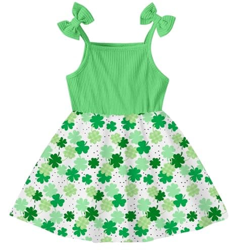 Idgreatim 2-7T Toddler Girls Cute Summer Bowknot Sundress