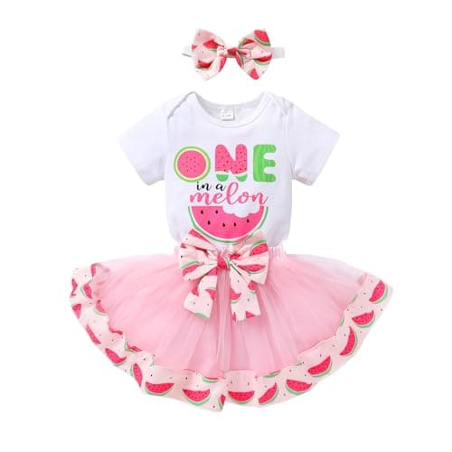 YOUNGER TREE Newborn Girls' 1st Birthday Shiny Sequin Tutu Dress