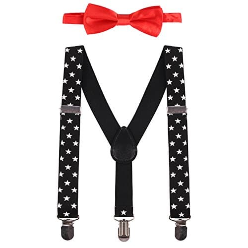 Baby Boys Suspenders and Bow Tie Set