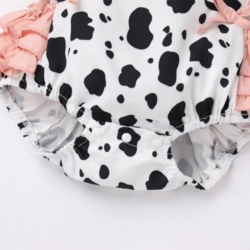 IMEKIS Dalmatian Baby Girl Halloween Costume with Headband