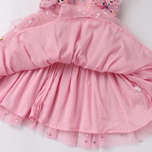 Confetti Birthday Princess Dress for Kids Girls
