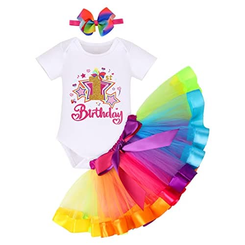 IMEKIS Baby Girls Watermelon 1st Birthday Outfit Summers Dress