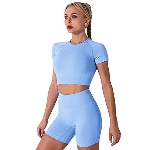 IDOPIP Women's Workout Set: Yoga Outfit + Sports Bra + Leggings