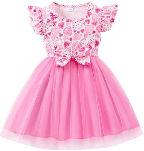 Gothletic Little Girls Tulle Tutu Dress for 2-7Y Summer Sundress