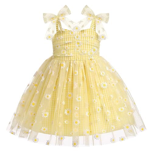 Sequin Ruffle Tulle Bowknot Sundress for Baby Girls