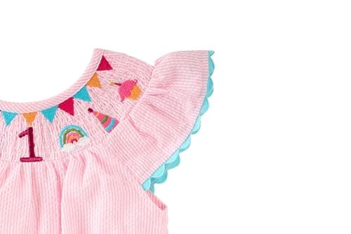Mud Pie Smocked Birthday Bubble Dress for Girls