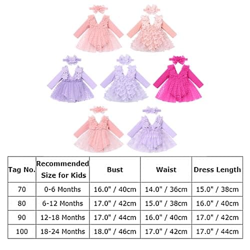 Baby Girl 1st Birthday Romper Dress with Headband