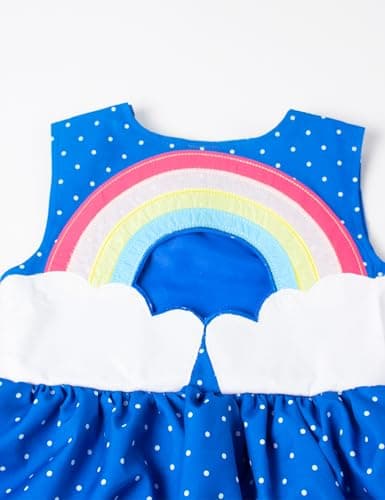 Minitaylor Girls' Casual Sleeveless Dresses Back Cutout Elastic Waist Pattern