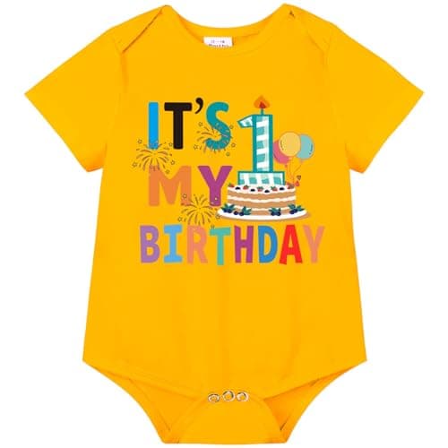 Wosixima Baby Boy 1st Birthday Bowtie Outfit TopHappy Birthday Clothes