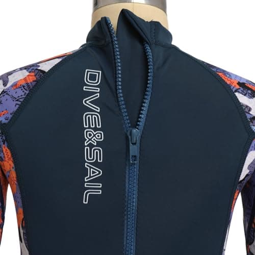 IMEKIS Full Body Wetsuit Rash Guard for Kids UPF 50+ with Hat