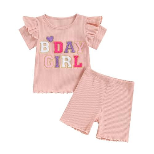 Birthday Girl Baby Outfit Princess Set