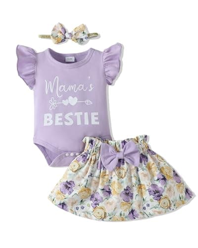 BABY GIRL SUNNY PIGGY Dress Romper Skirt Set