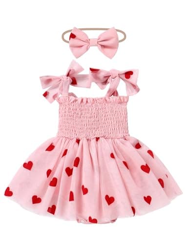 Baby Girl Strawberry Birthday Outfit: Boho Romper Dress with Headband for Summer Cake Smash Photoshoot