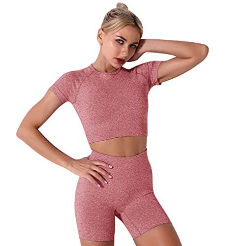 IDOPIP Women's Workout Set: Yoga Outfit + Sports Bra + Leggings