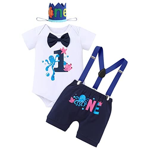 Baby Boy Cake Smash Outfit 1st Birthday Basketball Clothes Set