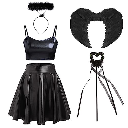Women Angel Devil Halloween Costume Set