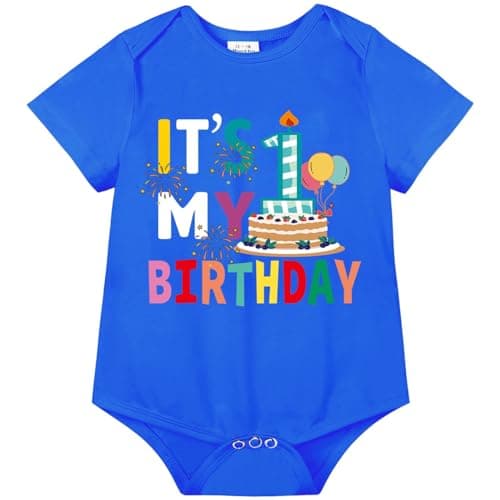 Wosixima Baby Boy 1st Birthday Bowtie Outfit TopHappy Birthday Clothes