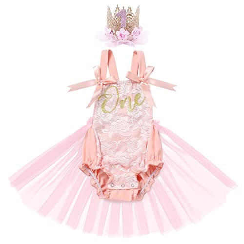 Baby Girl 1st Birthday Princess Outfit