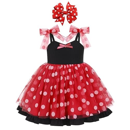 Mouse Birthday Princess Costume for Toddler Kid Girl