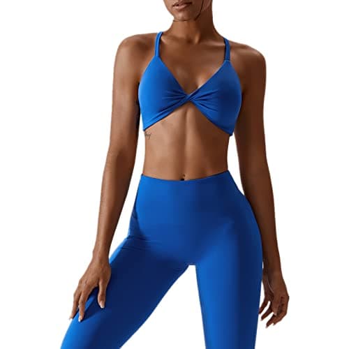 ABOCIW Women's High Waist Legging & Sports Bra Workout Set