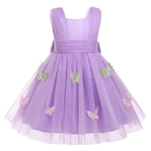 Butterfly Birthday Dress for Toddler Girls