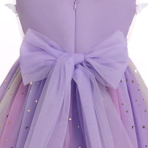 Butterfly Sparkle Sequins Tulle Dress for Toddler Girls 2-10T