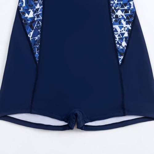 IMEKIS Women's Tropical Print One Piece Swimsuit