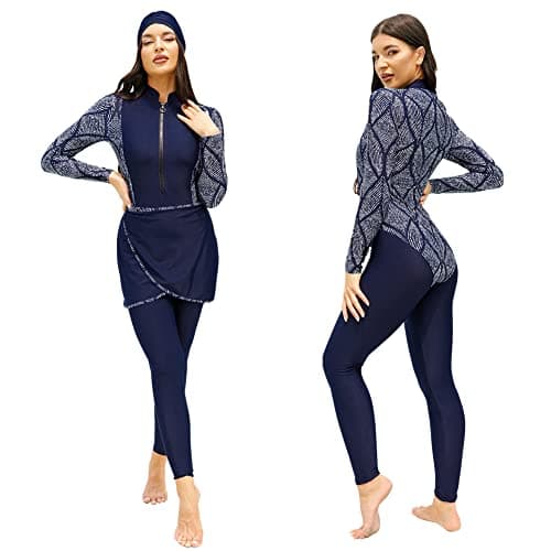 IMEKIS Women's Modest Muslim Burkini Swimwear