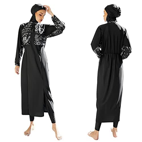 IMEKIS Women's Modest Muslim Burkini Swimwear