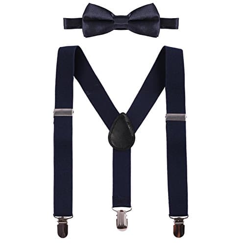 Baby Boys Suspenders and Bow Tie Set