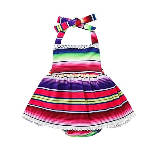 IBAKOM Baby Girl First Birthday Tutu Dress Lace Tulle Romper
