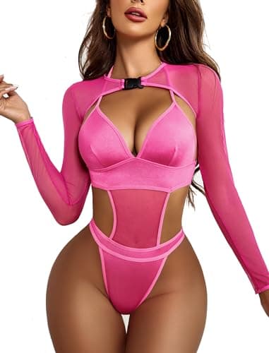 Avidlove Women's Festival Sexy Lingerie Bodysuit Set